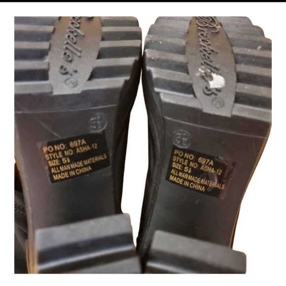 Breckelle's New Women's Black‎ Platform Soft Calf Boots Size 5.5 - Picture 3 of 6